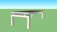 SH810 Straight Coffee Table