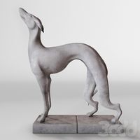 Dog statue