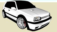 Modified VW Golf GTI