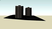 Tower blocks from Harlow Green Area of Gateshead