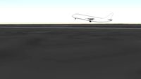 plane landing at maa