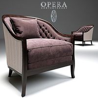 Marta Classic Armchair _Opera