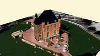 Chateau du Duc d'Antin, Bellegarde, FRANCE