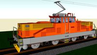 ČD 210 030-3 'Iron' or 'Badger' electric locomotive