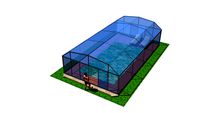Piscina Cubierta con policarbonato/ Vidrio