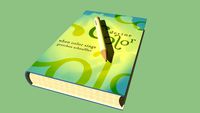 Book and pencil