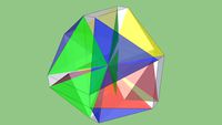 A Cube Complex in Hyperbolic Structure