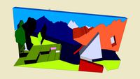 Paisaje Modificado Tridimensionalmente (2D Landscape in 3D)