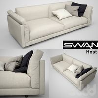 SWAN Host sofa L206