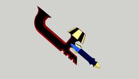 Kingdom Hearts: Number V's Weapon (Axe-Sword)