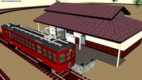 sketchyphysicsで列車の走行