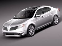 Lincoln MKS 2013 3D Model