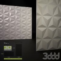 3D Wall Panels Stars