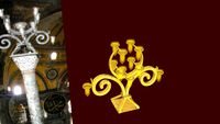 Lamps for imperial loge (Hagia Sophia Church, Constantinople-Istanbul)