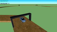 Track with checkpoints, and reset