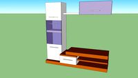 mueble salon blanco