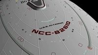 Star Trek: Into The Future - U.S.S. Altamar NCC-82610 saucer section & shuttlebays