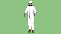 Safety First Series - Process Operator - OSHA Level 'D-5/3' PPE Protection - Tyvek Coverall - White