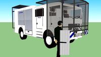 Greek Police Riot Patrol Truck
