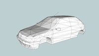 90's Hatchback Template