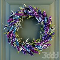 Lavender Wreath