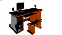 Escritorio de diseño a ras del suelo. para Pc.