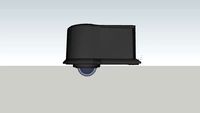 ADT Series 1445 rail mounted semi movement ptz dome