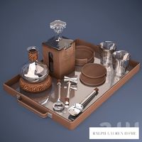 Поднос с бутылками и барными аксессуарами RALPH LAUREN