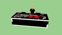 wwe '13 commentary table