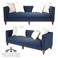 Lindy 90 Sofa Indigo