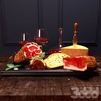 Мясо с вином