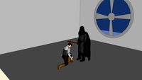 Darth Vader with his secret apprentice