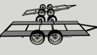 Low rolling race car trailer (COMMENT & RATE)