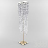 crystal floor lamp