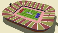 Americanised Football Pitch