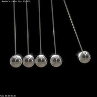 Newton's cradle animated