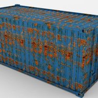 ISO Container for industrial scenes