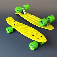 Plastic Skateboard
