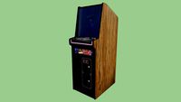 Atari Tempest cabaret video arcade game cabinet