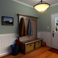 Coat Rack and Bench