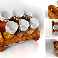 Spice Jar Bottle Set