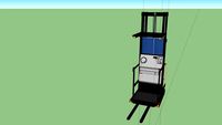 Standing forklift
