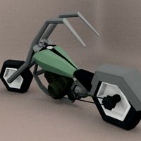 Low Poly Chopper | Ratter