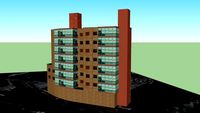 Edificio frente a Plaza Rivadavia, La Plata