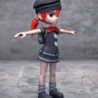 Tuff Girl - Anime/Manga Style character