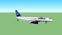 Jetblue A320 with Barcode Tail