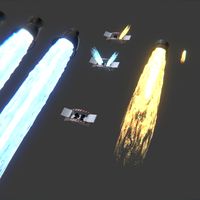 Thrusters and Engine Flames