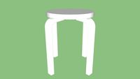 HQ Stool E60 - Alvar Aalto