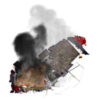 Boat crash.