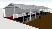 30'w Tent Structure over Step & Repeat
